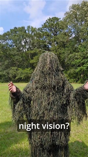 Ghillie Suit vs Digital Night Vision