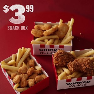 63K views · 88 reactions | 3 epic Snack Boxes for just $3.99 each. Summer snack sorted! | KFC | Facebook