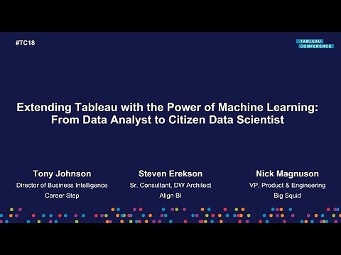 Big Squid | Extending Tableau with the power of machine learning
