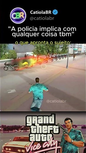 💥🏍️ GTA Vice City: The Police Get Angry About Everything! (The Chaos of the PCJ600!)