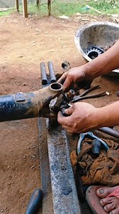 Learn this little technique to open a safety cross bearing. #turningrolls #mechanic #reelsvideoシ #motivation | Hamim machines