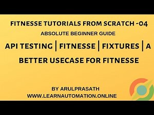 Fitnesse | 04 | Api testing with fitnesse