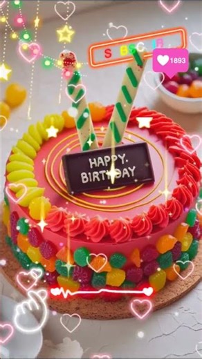 🎂 Sweet Birthday Cake Song 🎶 #cakecutting #birthdayfun #happybirthday