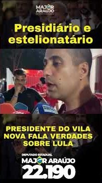 Vila Nova's Vice President Hugo Bravo tells the truth about the crook
