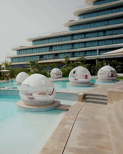 6.3K views · 306 reactions | Dreamy days @wdubaipalm are what we look forward to! ☁️ Whether it's soaking up the sun in your private pod or taking a refreshing dip, you deserve a day like this. #VisitDubai | Visit Dubai | Facebook