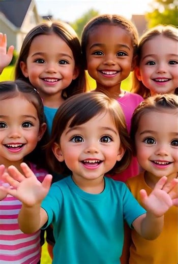 Cute Kids Say Hi & Want to Know YOUR Name! 👋😍 Comment Below! #Shorts