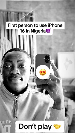 First Person to Use iPhone 16 In Nigeria