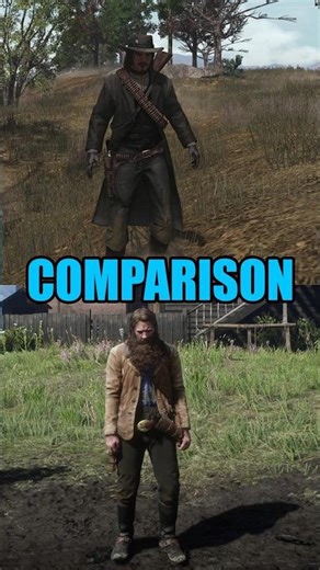 Small Differences Between RDR1 & RDR2 #shorts #reddeadredemption