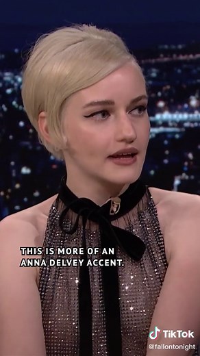 #JuliaGarner takes us through the process of nailing con-artist #AnnaDelvey’s accent. #FallonTonight
