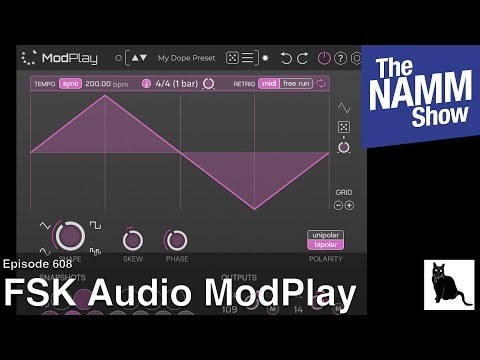#NAMM 2025: ModPlay from FSK Audio: an LFO to drive all your plug-ins