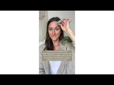 Facial Cupping: Step-by-step routine