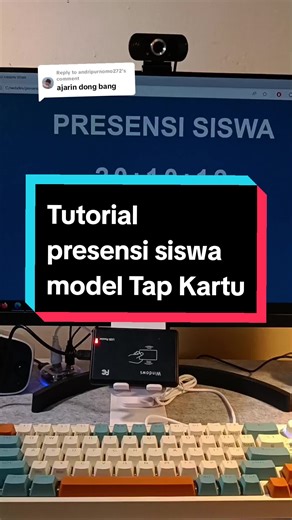 Cara Membuat Presensi Siswa Model Tap Kartu