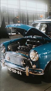 When mini classic hit the road for the first time #miniclassic #minicooper #minicooperclassic