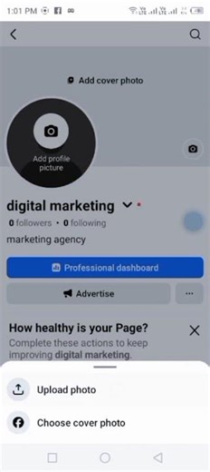 How to create Facebook profile photo and cover photo
