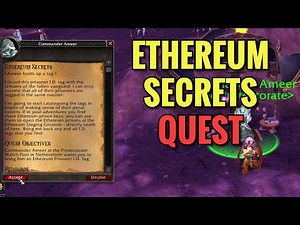 Ethereum Secrets Quest (WoW TBC)