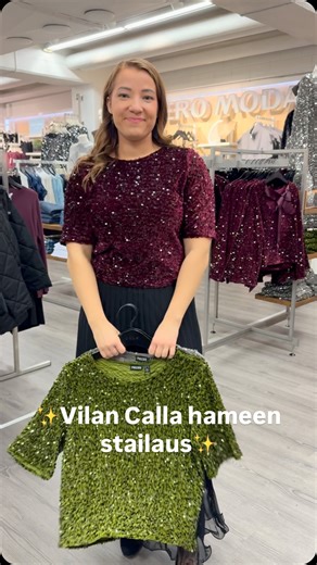 ✨Lisää juhlavaateideoita✨ Tällä videolla näet, miten Vilan Calla hame on stailattu kolmella eri tavalla.🤩 Kaikki nämä löydät meidän verkkokaupasta subwayclothing.com sekä liikkeestä. #pikkujoulut #juhlavaatteet #kimallus #hame #vila | Subway Clothing