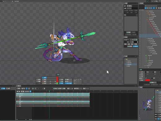 2d游戏攻击动画制作spine动画_攻击练习