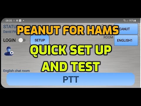 PEANUT for Hams - SET UP and demos