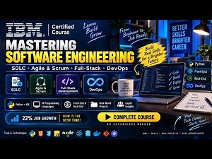 🚀 Software Engineering Full Course 2026 | Learn SDLC, Agile, Full-Stack & DevOps