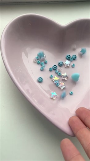 DIY Blue Beaded Phone Charm Tutorial