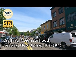 【4K60】 Walking - Tenafly, New Jersey (Part #1)