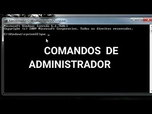 Executar Comandos de administrador no Windows
