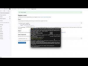 GitLab Runner demo - create a project runner as a user