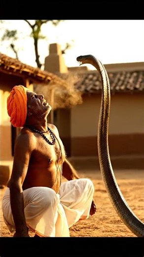 Snake Handler vs King Cobra - Deadly Dance#kingcobra #snake #india #wildlife #danger #shorts