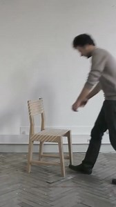 Triplette Chair offers a fresh take on stackable chairs. Instead of traditional stacking, it cleverly hides that feature, making stacking chairs easier and more efficient. #adityainteriorera #decor #interior #architecture #reels #design #interiors #art #home #homedecor #product #productdesign #furniture #furnituredesign #chair #wood #woodworking #interior #decor | Aditya Interior Era