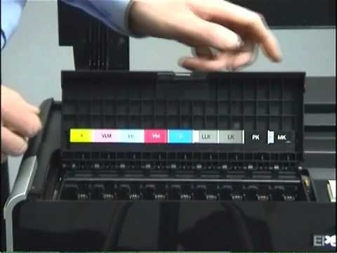 Epson R3000 cartridge lid removal for PermaJet Eco-Flo system