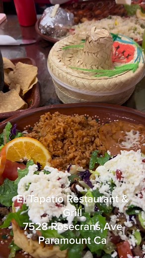 El tapatio restaurant and grill 7528 Rosecrans Ave Paramount Ca Mexica food#mexicanfood