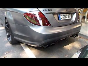 Mercedes CL 65 AMG Start-Up and Acceleration Hard Sound