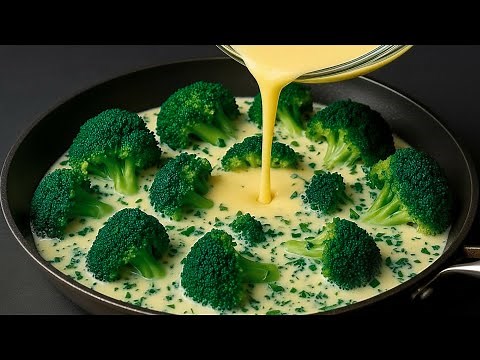 It's so delicious that I make it almost every day! Simple broccoli recipe!