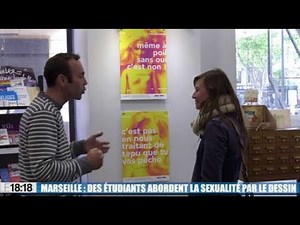 Marseille : des étudiants abordent la sexualité par le dessin
