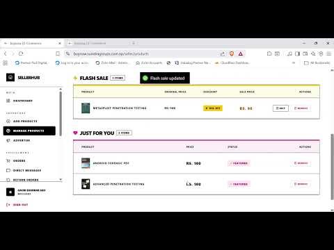 How to Add Products to Flash Sale & Featured Section on buynow. (Seller Guide)