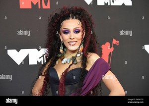 Doja Cat arrives at the MTV Video Music Awards at Barclays Center on Sunday, Sept. 12, 2021, in New York. (Photo by Evan Agostini/Invision/AP Stock Photo - Alamy