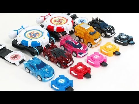Power Battle Watch Car Season2 Ultra Watch Car Mini Cars Shooting Play Transformers Car Toys