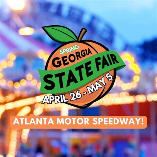 It’s about time for an Atlanta Spring Fair, isn’t it? 🎡 Get ready for some Spring Fair Fun! Meet us at the Atlanta Motor Speedway all week from April 26 - May 5 for an unforgettable Fair experience 🎪 NEW THIS YEAR 👉 Tickets are available for pre-purchase online, or at the fair gates, making it even easier for you to join the fun! Online tickets are DISCOUNTED until April 25th, so get yours today! The gates open at 4:00 PM on Friday, April 26. Cancel your plans and head to the Atlanta Spring F