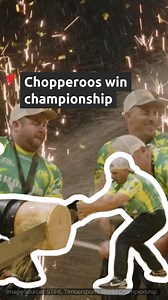 571K views · 18K reactions | This is moment Australia won their 5th consecutive Timbersports World Championship. The Chopperoos beat Team USA in the finals with a world record breaking time. For the latest news, visit: https://ow.ly/9CP350U3N0i | SBS News | Facebook