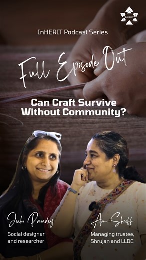 Would you ever say ‘I speak Indian?’ So then why do we treat all textiles as the same? For example, to call everything “Kutch embroidery” is to miss a universe of diversity in the same region. The stitch of an Ahir woman is a different language than that of a Sodha or a Mutwa woman. Dive into InHERIT’s latest Podcast Series episode, where craft and design curator Juhi Pandey and entrepreneur Ami Shroff unpack the “binary” of individual vs. community in the Indian textile industry, raising a hard