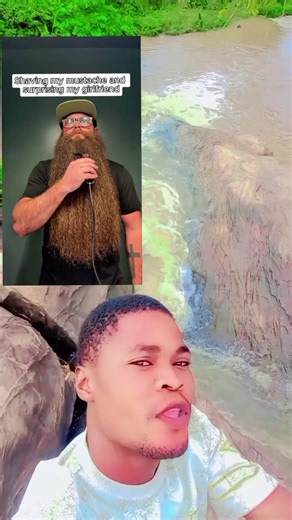 shaving my mustache to surprise my girlfriend if u shave your beard you'd better be prepared to get dumped🤣😁😆@TwinkleTia#couple #prank#shave#beard#funny