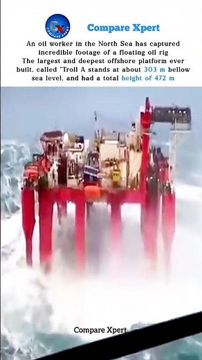 The North Sea’s Biggest Engineering Marvel How Humans Built a 472m Tall Oil Platform !