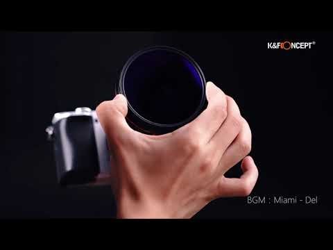 K & F CONCEPT CPL filtre d'objectif d'appareil photo optique Ultra