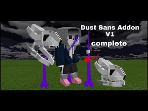 New Dust Sans Addon complete (MCPE ADDON)
