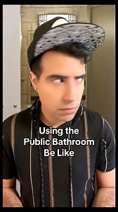 30K views · 980 reactions | Using the public bathroom be like. #restrooms #comedy #pov #foryou #bathroomdesign #comedyskits | Izzy Insane | Facebook