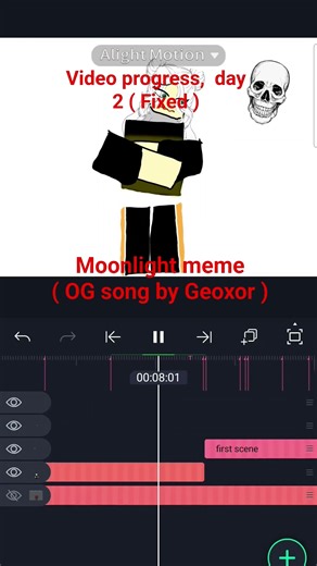 Moonlight meme| pt 2 OG by: Geoxor| #roblox #alightmotion #animation #meme #short #ibispaintx