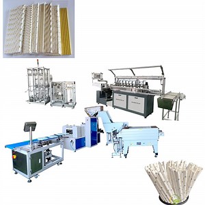 [Hot Item] 2026 Automatic Single Knife Blade Paper Drinking Straw Making Machine Production Line