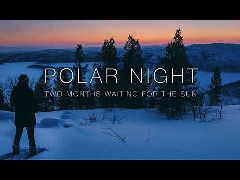 Life without sunlight in the arctic circle during winter's 'Polar Night' for 2 months
