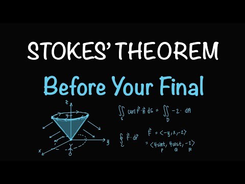 STOKES’ THEOREM BEFORE YOUR FINAL… you NEED this one | Calculus 3