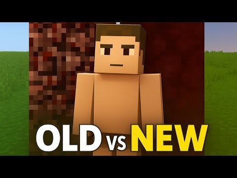Minecraft OLD vs NEW Textures – You Won’t Believe The Difference